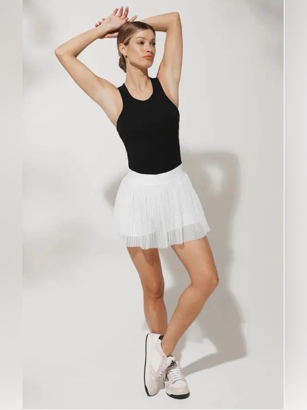 ALO Yoga Mesh Flirty Tennis Skirt